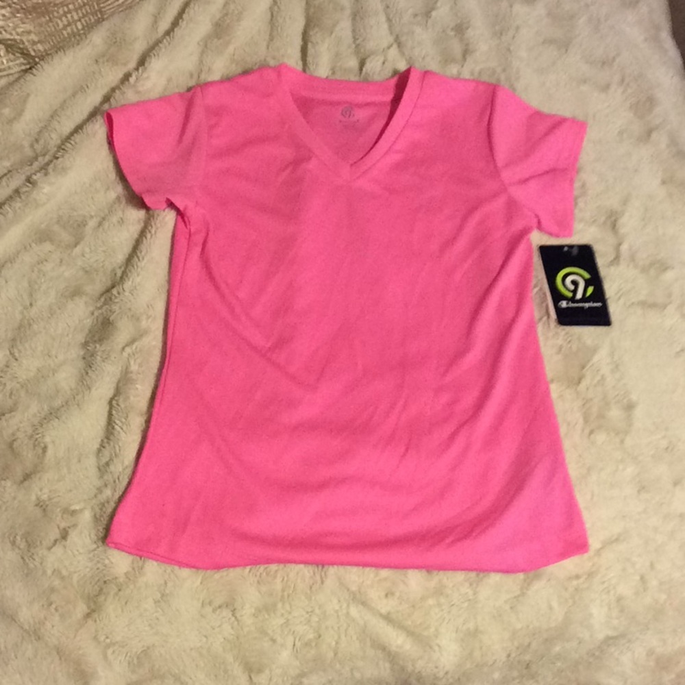 Champion hot pink duo dry short sleeve